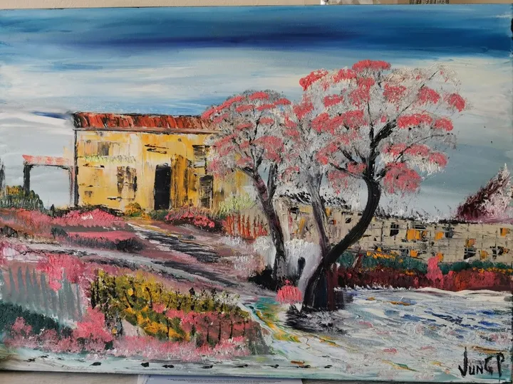 LE MAS PROVENCAL, artwork by Pascal Jung