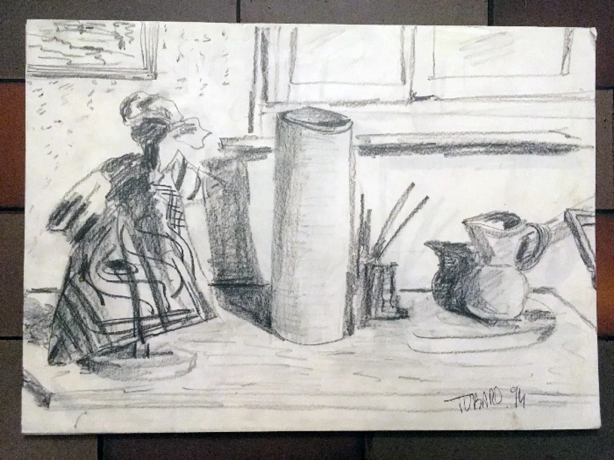 Esquisse, œuvre de Patrick Tubaro