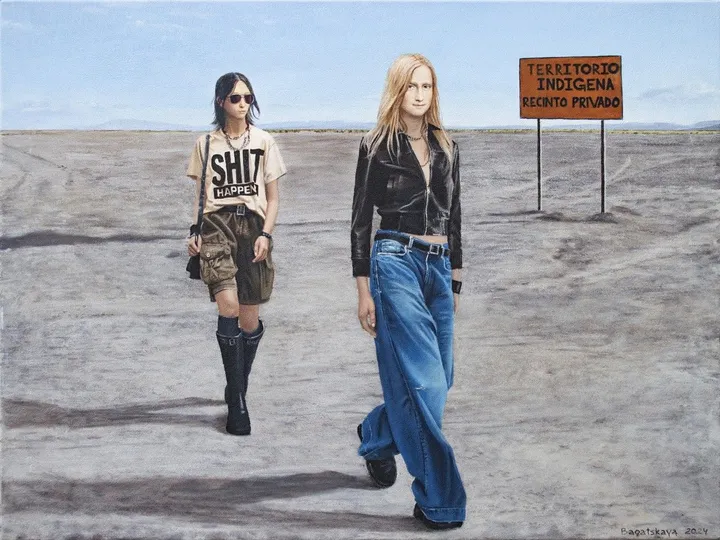 Contemporary portrait "Private Territory", œuvre de Nataliya Bagatskaya