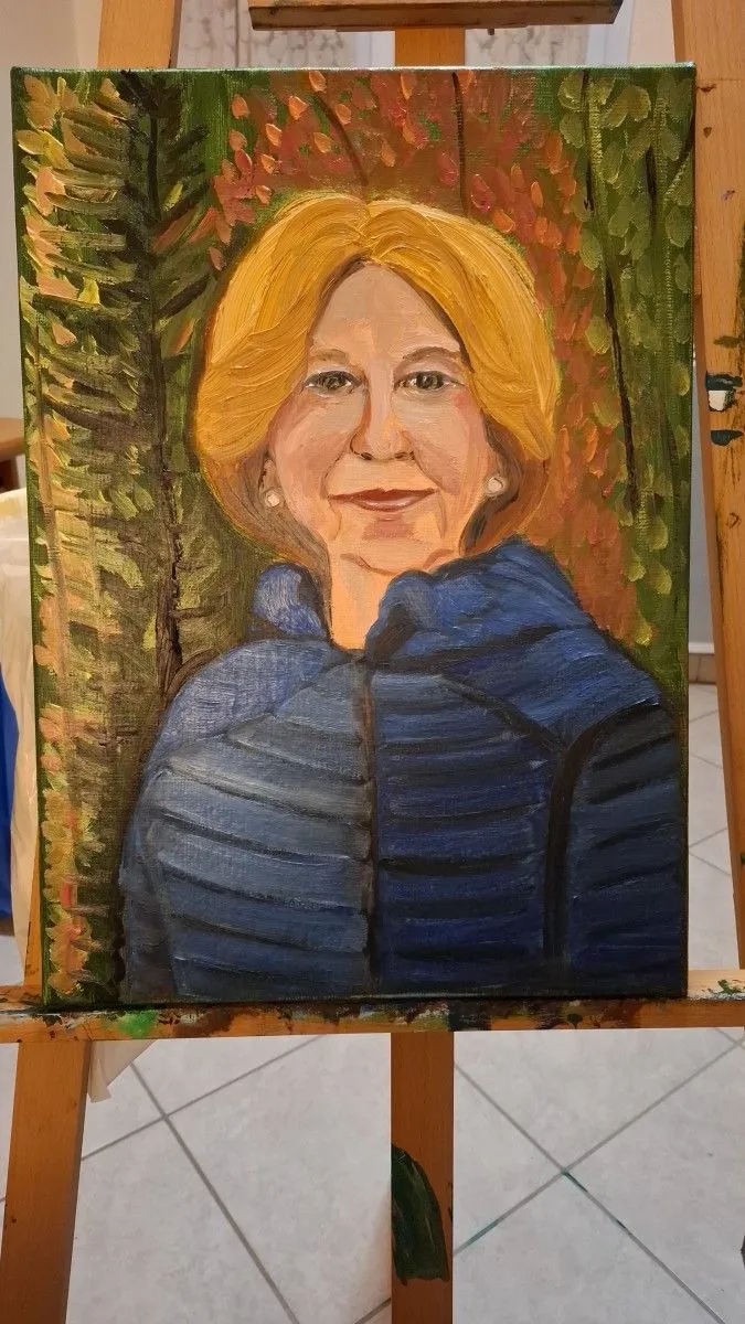 My cousin, Mercy, œuvre de Ligia Moya