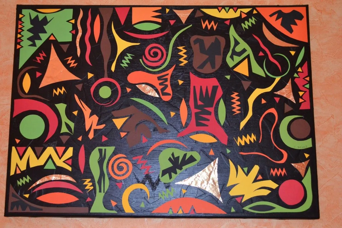 Art Africain, artwork by Carole Briand