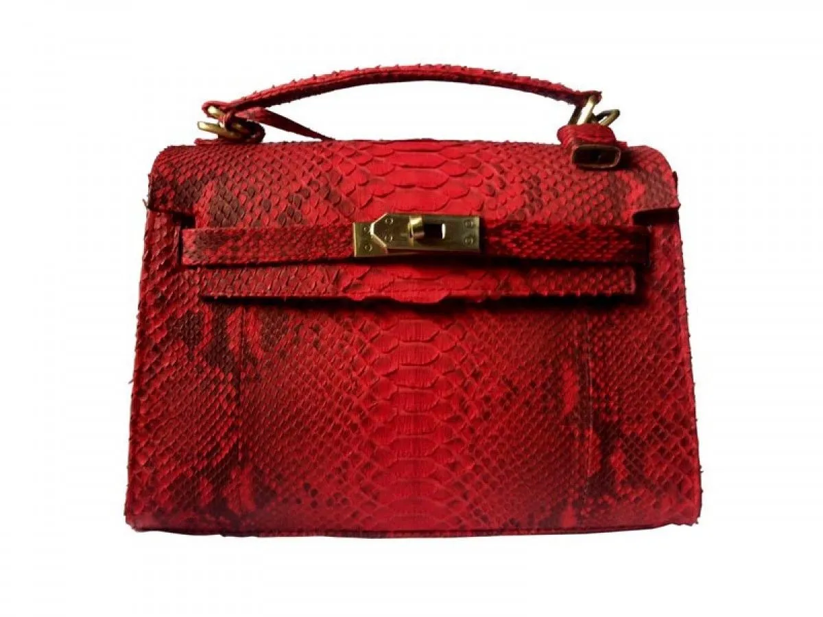 Red_Snake_Handbag, œuvre de micheL olivia
