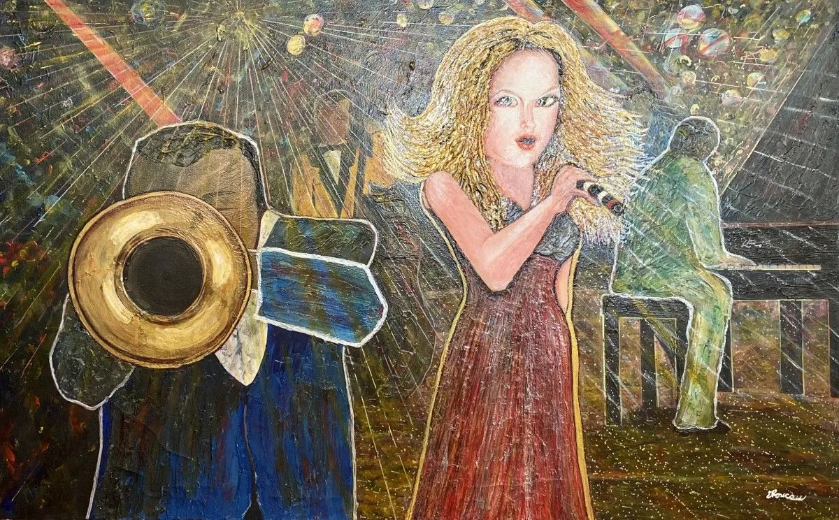 Jazz / Jazzy, artwork by Denis Roucau