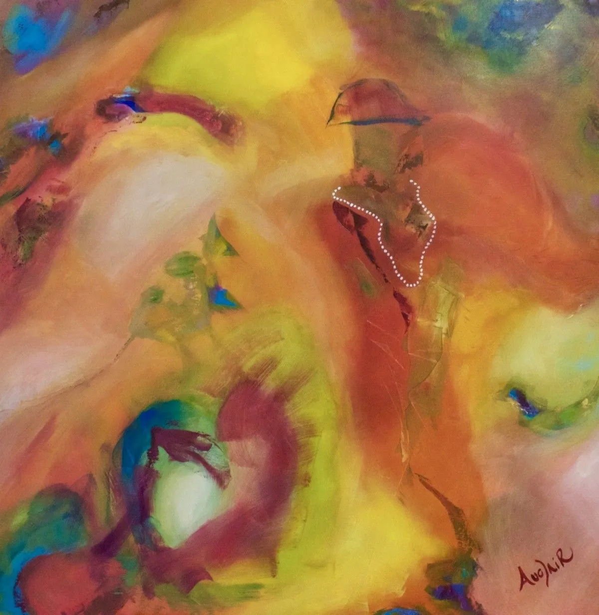 La Vie en rose / Pink life, artwork by Edith Auclair