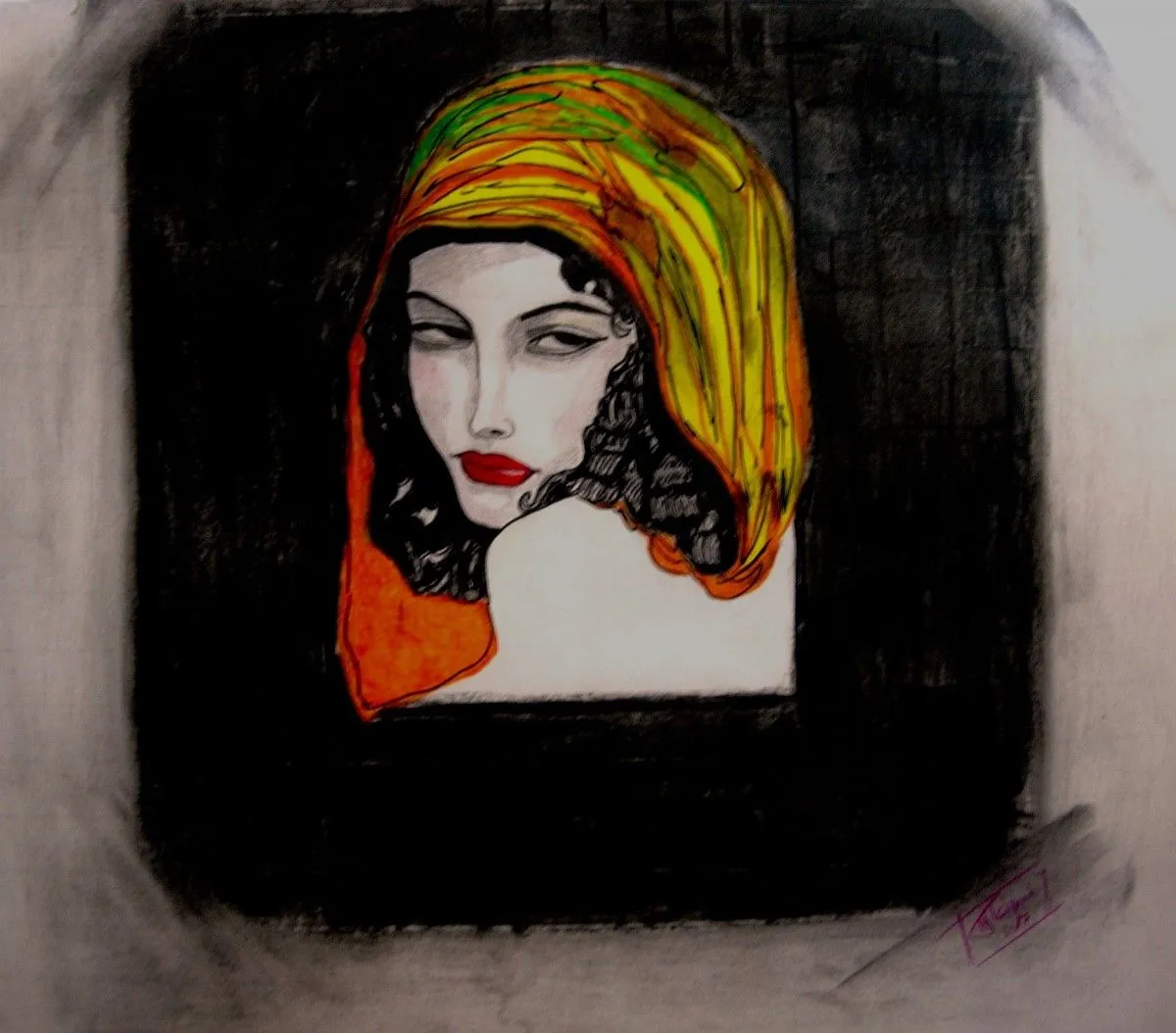 GIPSY WOMAN, œuvre de Marini Tsambi
