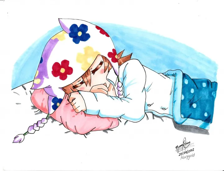 Children sleep - Inazuma Eleven Go., artwork by Margold Reina