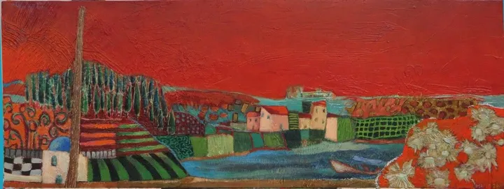 NATURE IN RED, œuvre de Alina Matsa