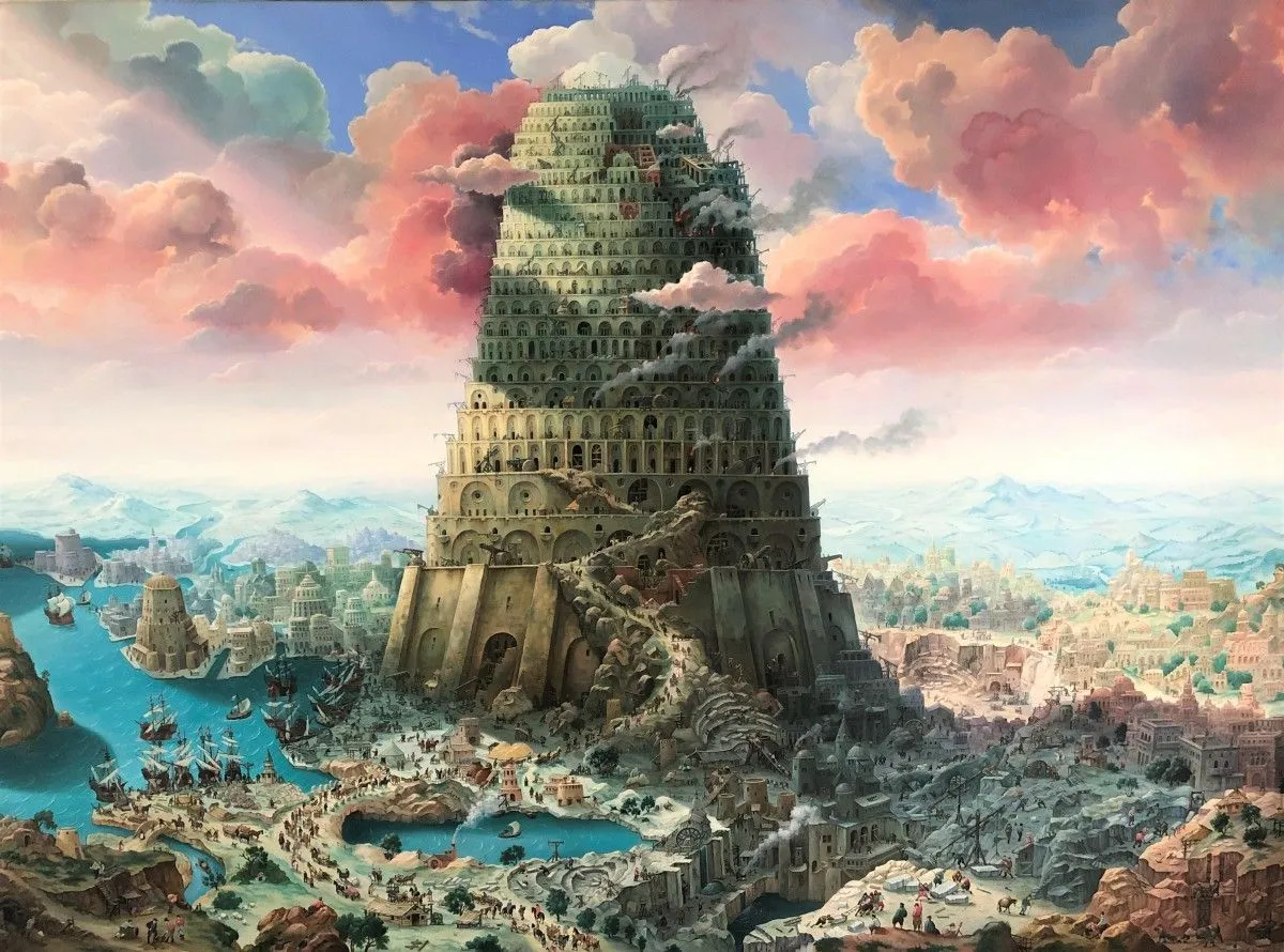 Tower of Babel. Big., artwork by ????????? ?????????