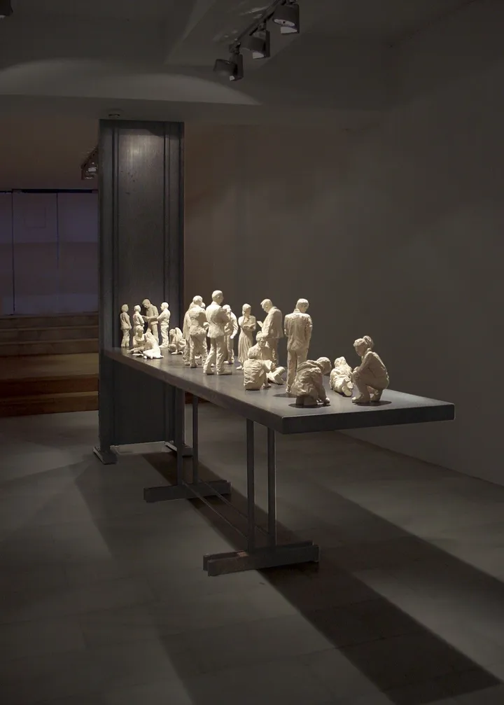 Nomatei - A Koinônia of Minumental Figures, 2nd group, artwork by Eleni Zevgaridou