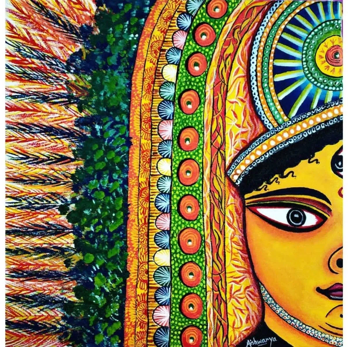 The Mask of Chhau, œuvre de Aishwarya Nath