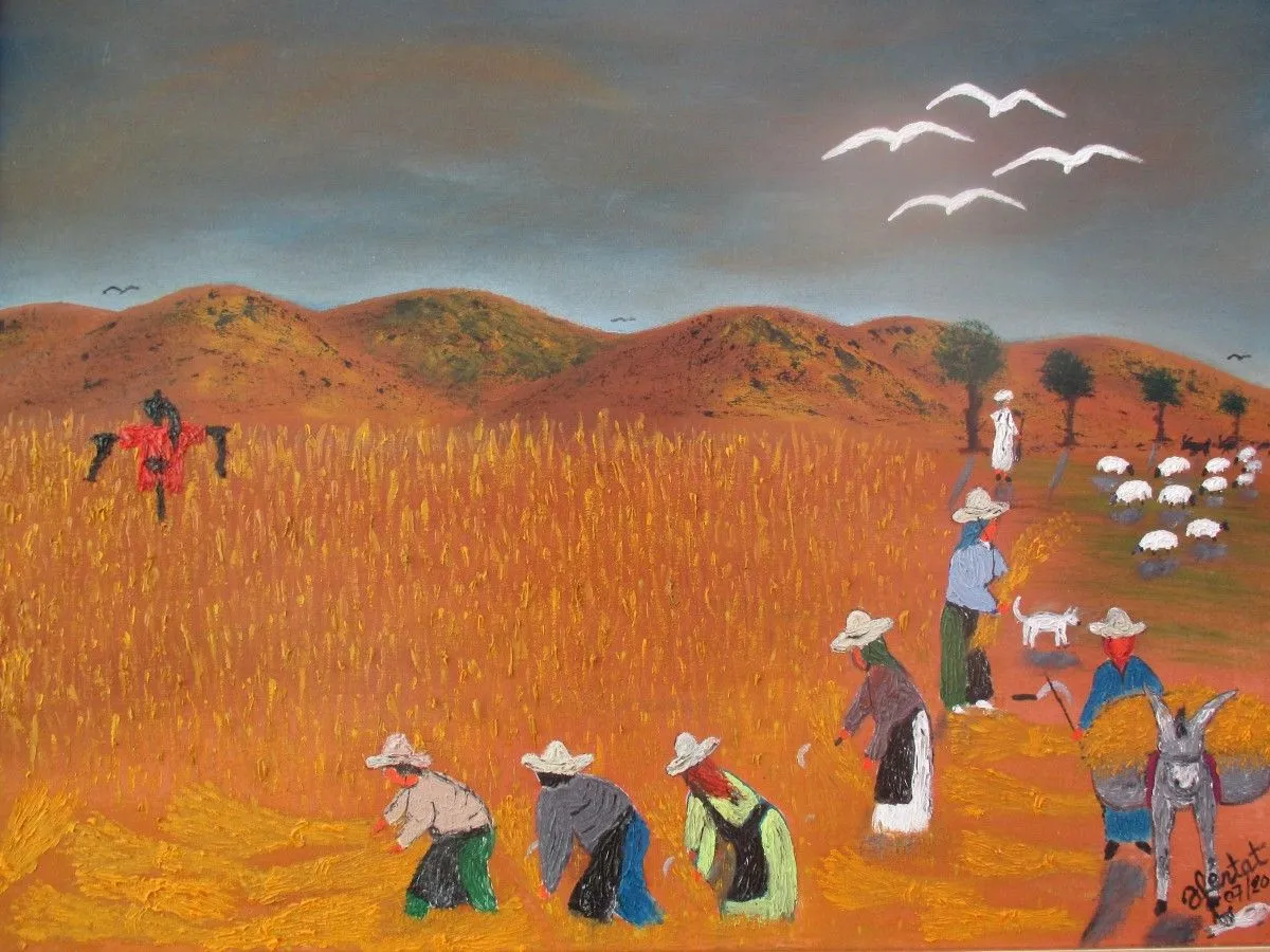 la moisson, artwork by ahmed fertat