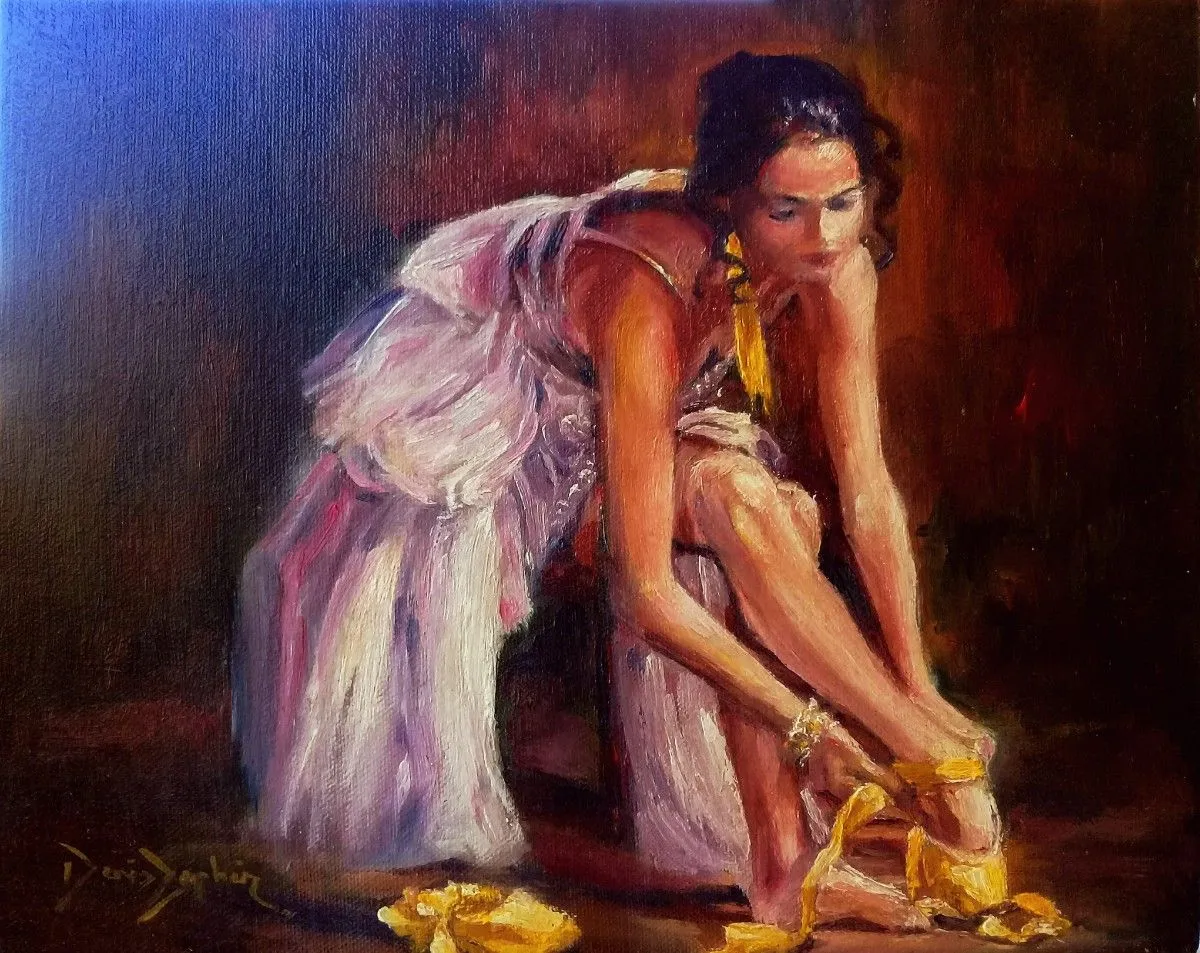 Yellow Pumps _ Ballerina, artwork by Denis Zephir