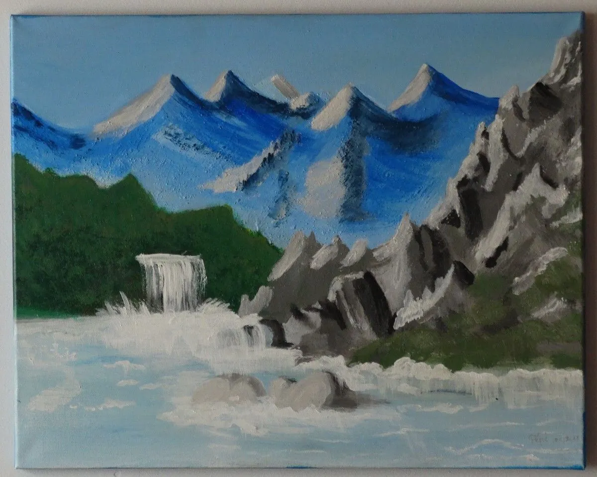Chute d'eau, artwork by Patricia Payen