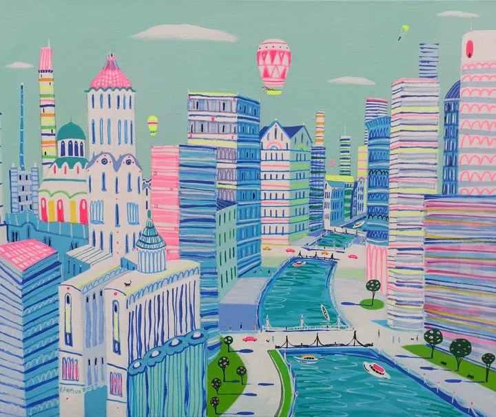 Josephine Arrives In Chicago, artwork by Katrina Avotina