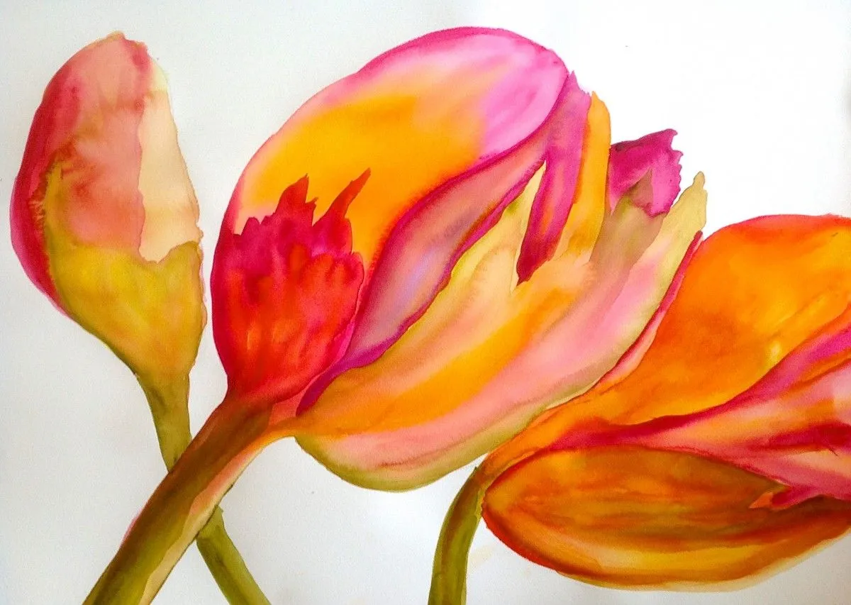 Tulips, œuvre de Olga Polstvin