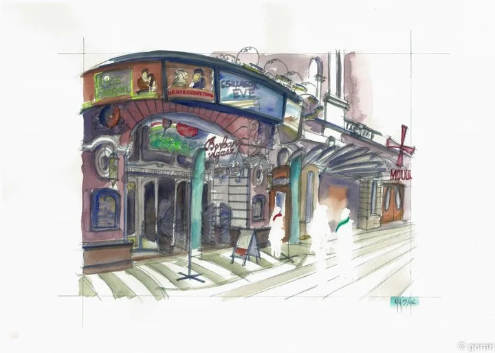 Operetta Theatre, artwork by Goran Martinovic