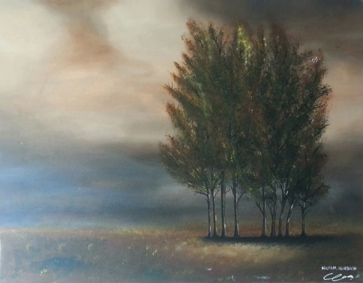 automne, œuvre de Hicham Aguedach