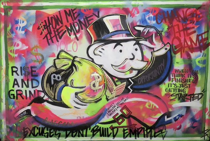 Show me The money, œuvre de Stéfanie Kearns