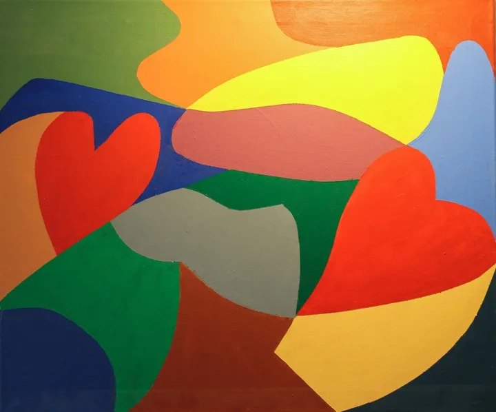 CORAZONES, artwork by JOSE MARIA PALACIN CALVO