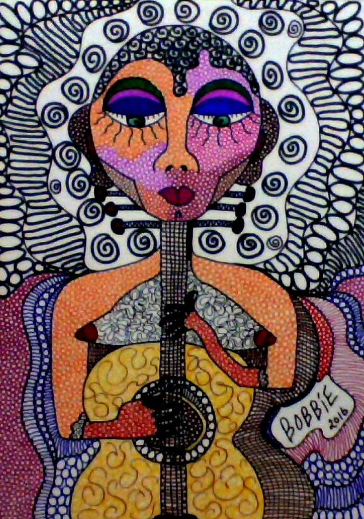 Flamenco Fetish, artwork by Bobbíe Winston
