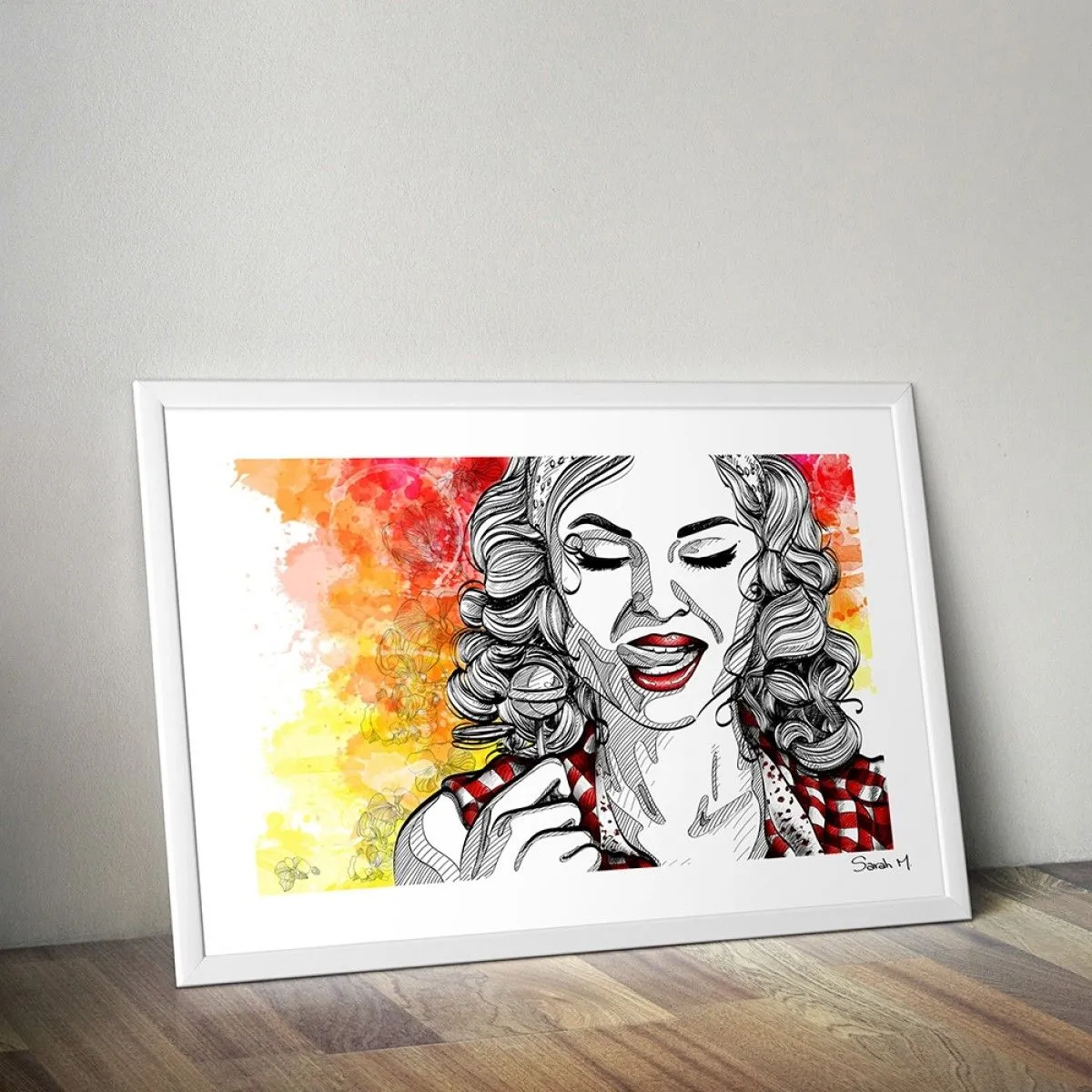 La Femme Gourmande, artwork by Metais Sarah