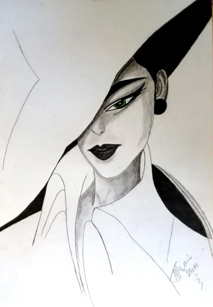 the lady, œuvre de Marini Tsambi