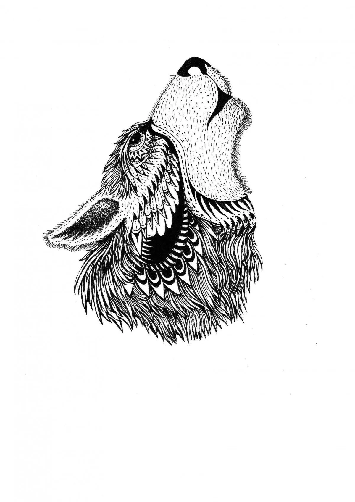 Wolf, œuvre de Nastasha Minyon Sale
