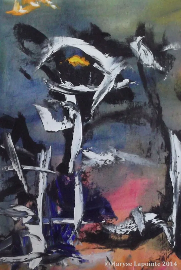 Le Chat / The Cat, artwork by Maryse Lapointe