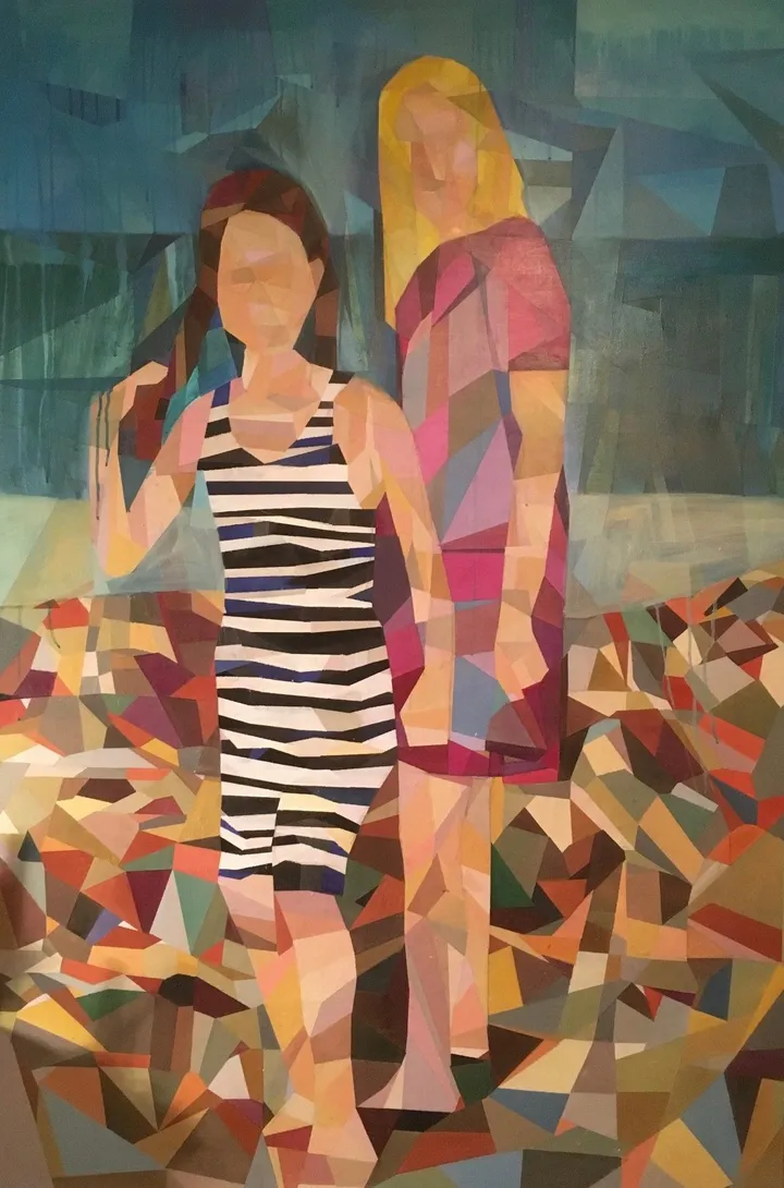À la plage, œuvre de Charles Alexis