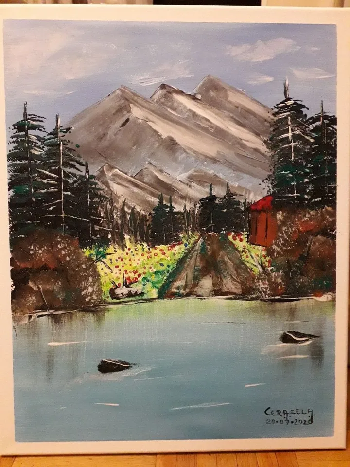 Retezat Mountain RO, œuvre de Cerasela Ciobanu