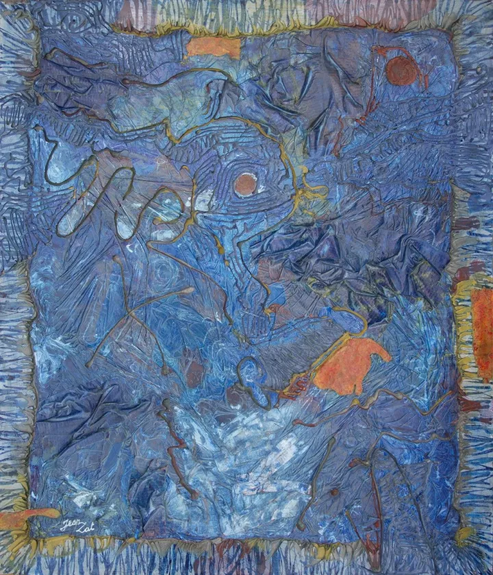 Blue Mishmash, artwork by Jean-Luc Zattara