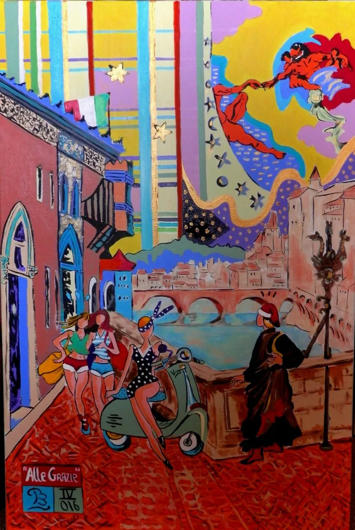"Alle grazie in Firenze", œuvre de Patrick Bergès