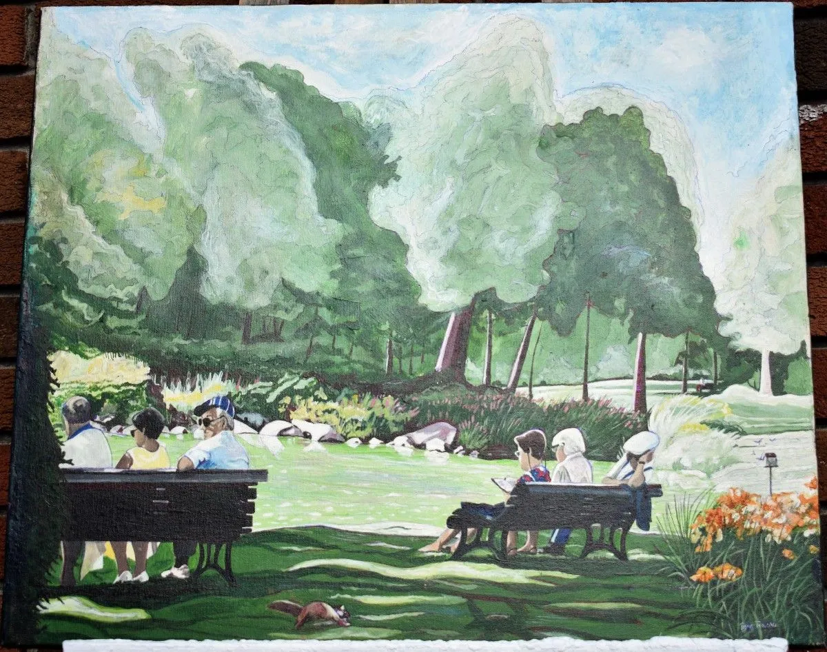 Botanique garden n.4, œuvre de Denis Roucau