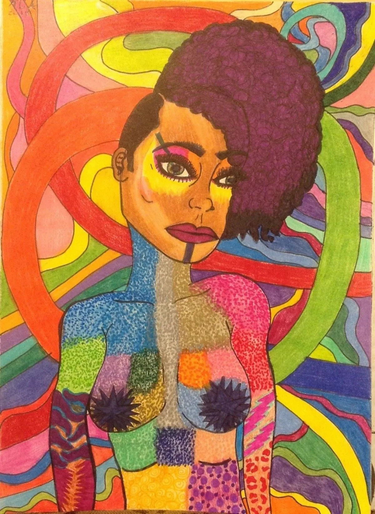 Hidden Secrets, artwork by Kiana Anderson