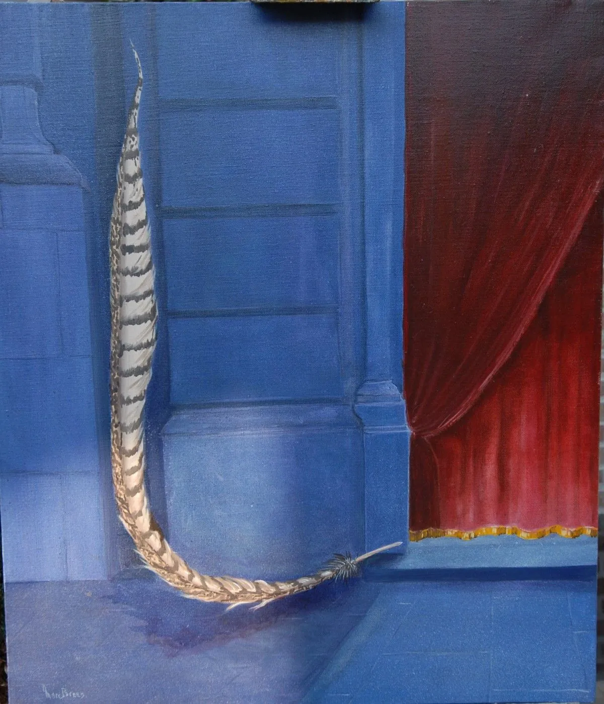 La timidité - Timidity, artwork by Marc Brees