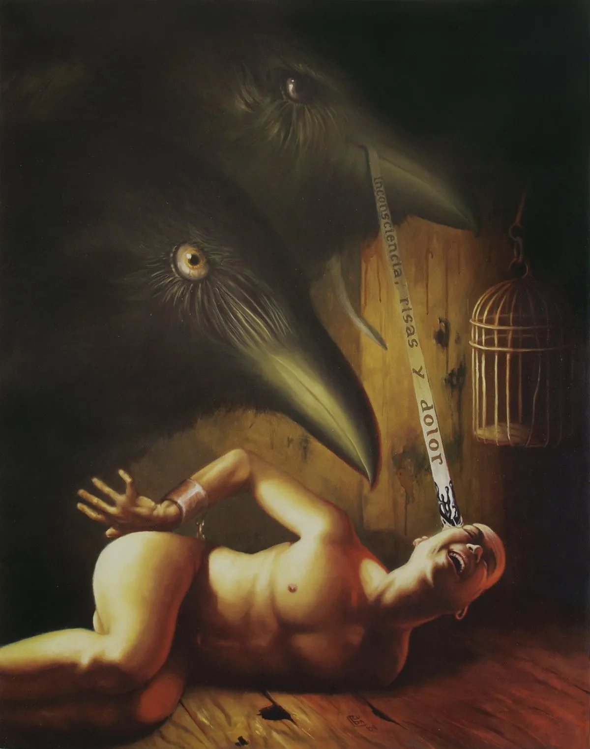 Thoughtlessness, laughter and pain, œuvre de Bob Zepeda