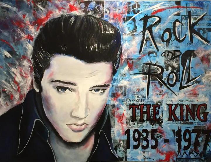Elvis, artwork by Johanne Dupont