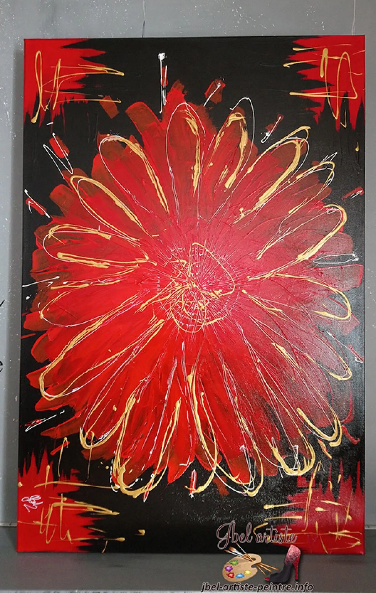 Fleur de la passion, œuvre de Jocelyne Béland