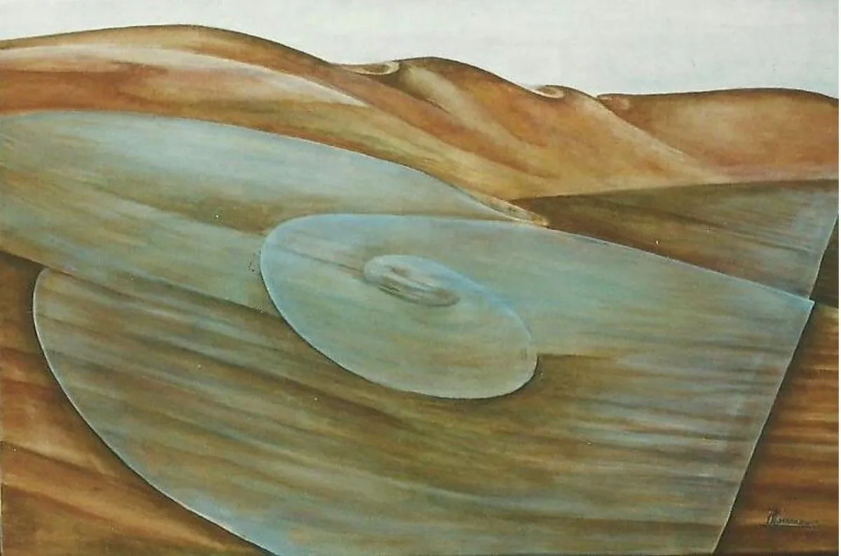 LES ONDES PARRALLELES 2, artwork by Michèle Corraze