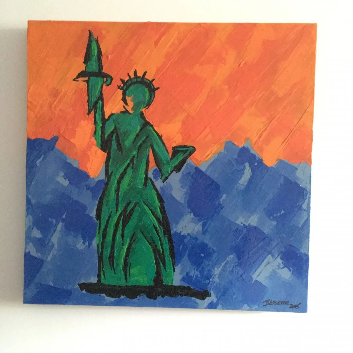 Liberté, d'un pays à l'autre, artwork by Jean Pierre II Bessette