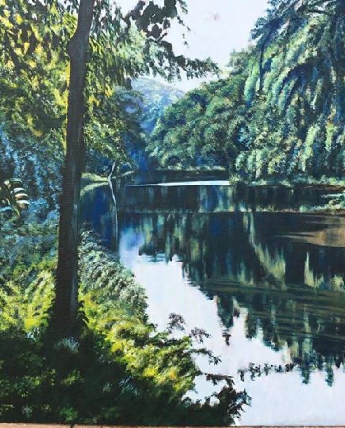 BY THE RIVER SIDE, artwork by Nigel Ferreira