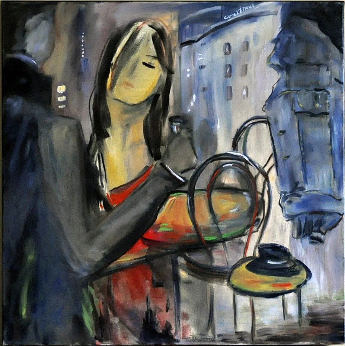 À l'improviste, artwork by Gisèle L'Épicier