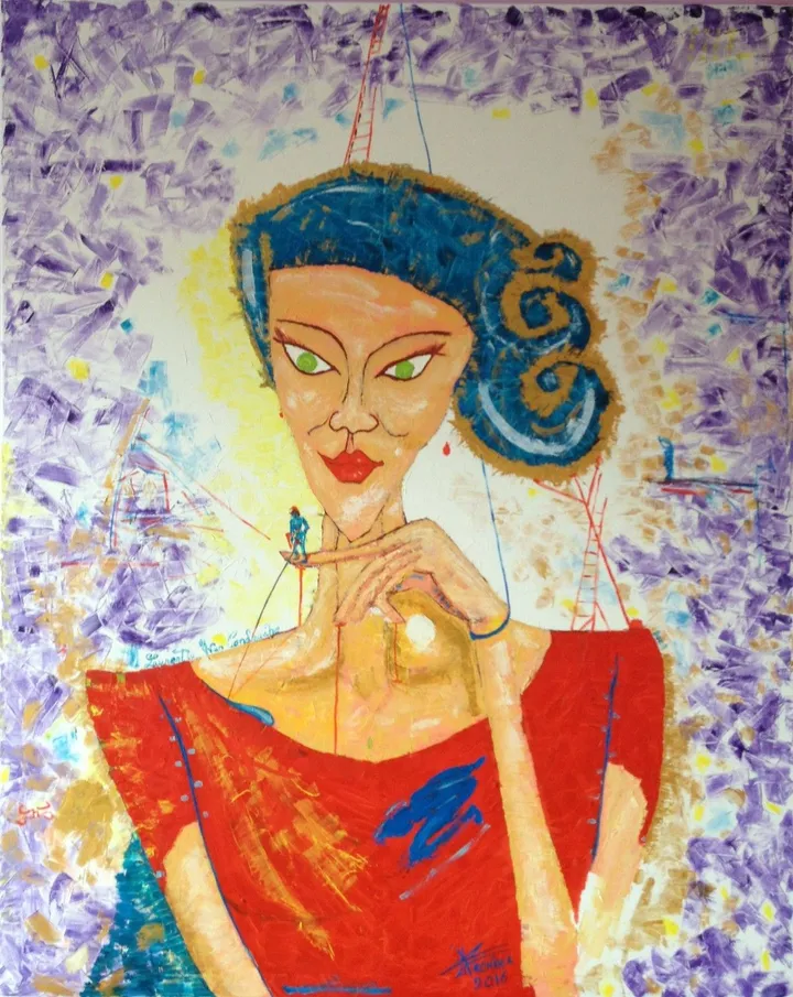 Take a look grasshopper .., artwork by Laurentiu IVAN-CONDRACHE