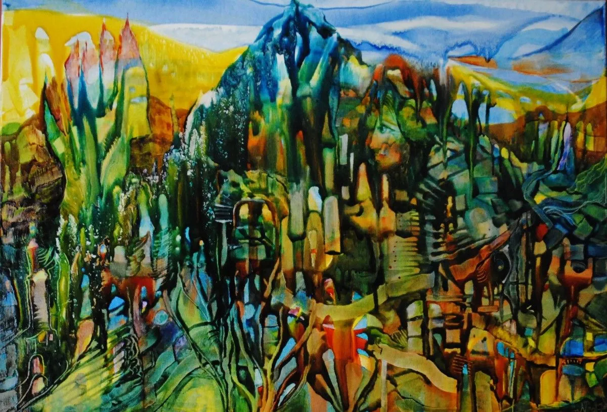 dreamland, artwork by natalia pilicydis