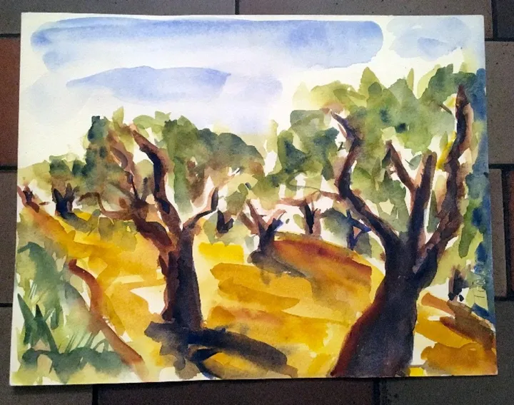 Vinci (Toscane Italie), œuvre de Patrick Tubaro