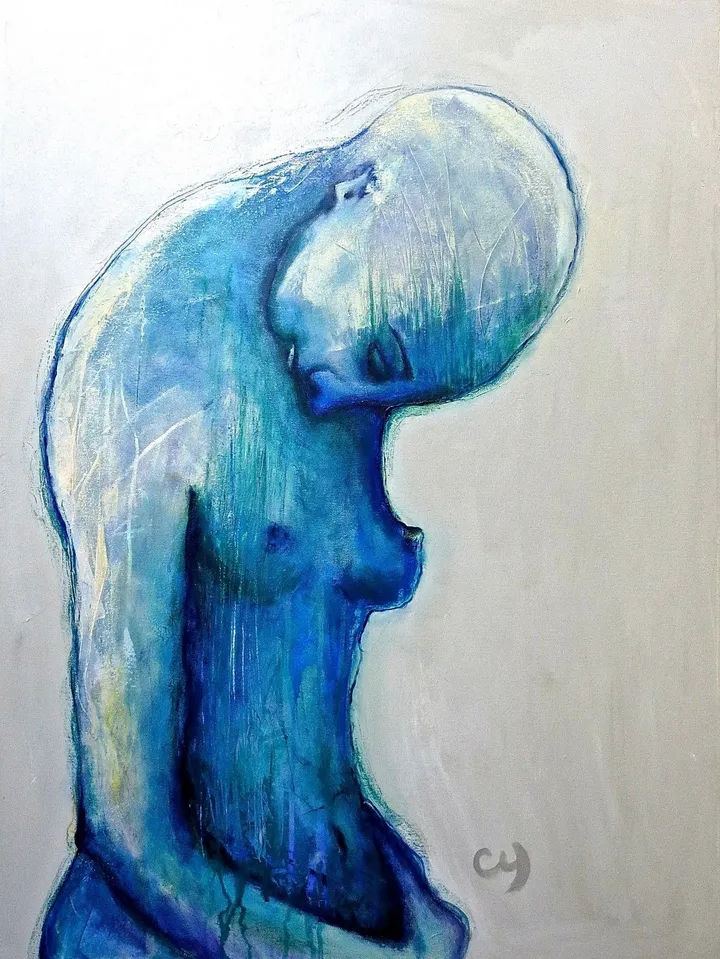 Eau profonde, œuvre de Christyne Proulx