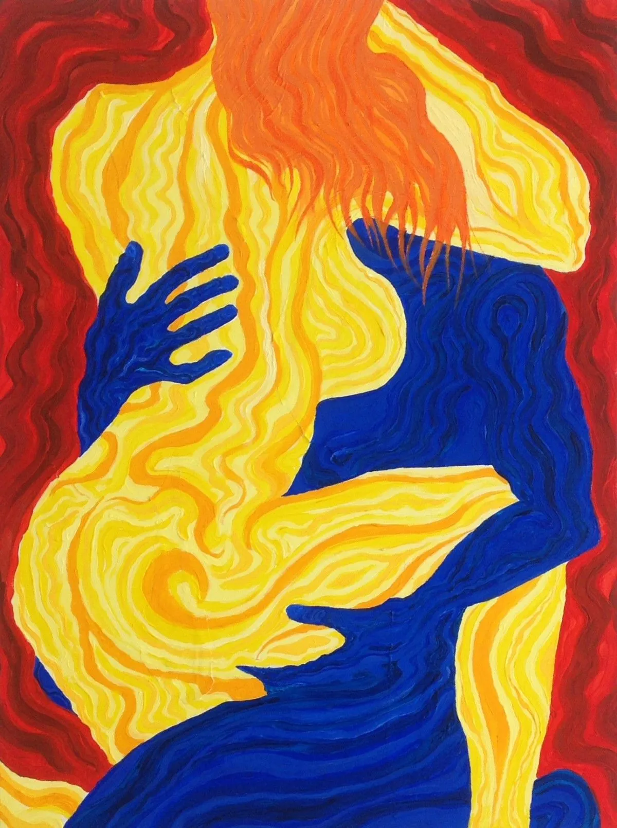 Flaming Embrace, artwork by Frederick Haddox