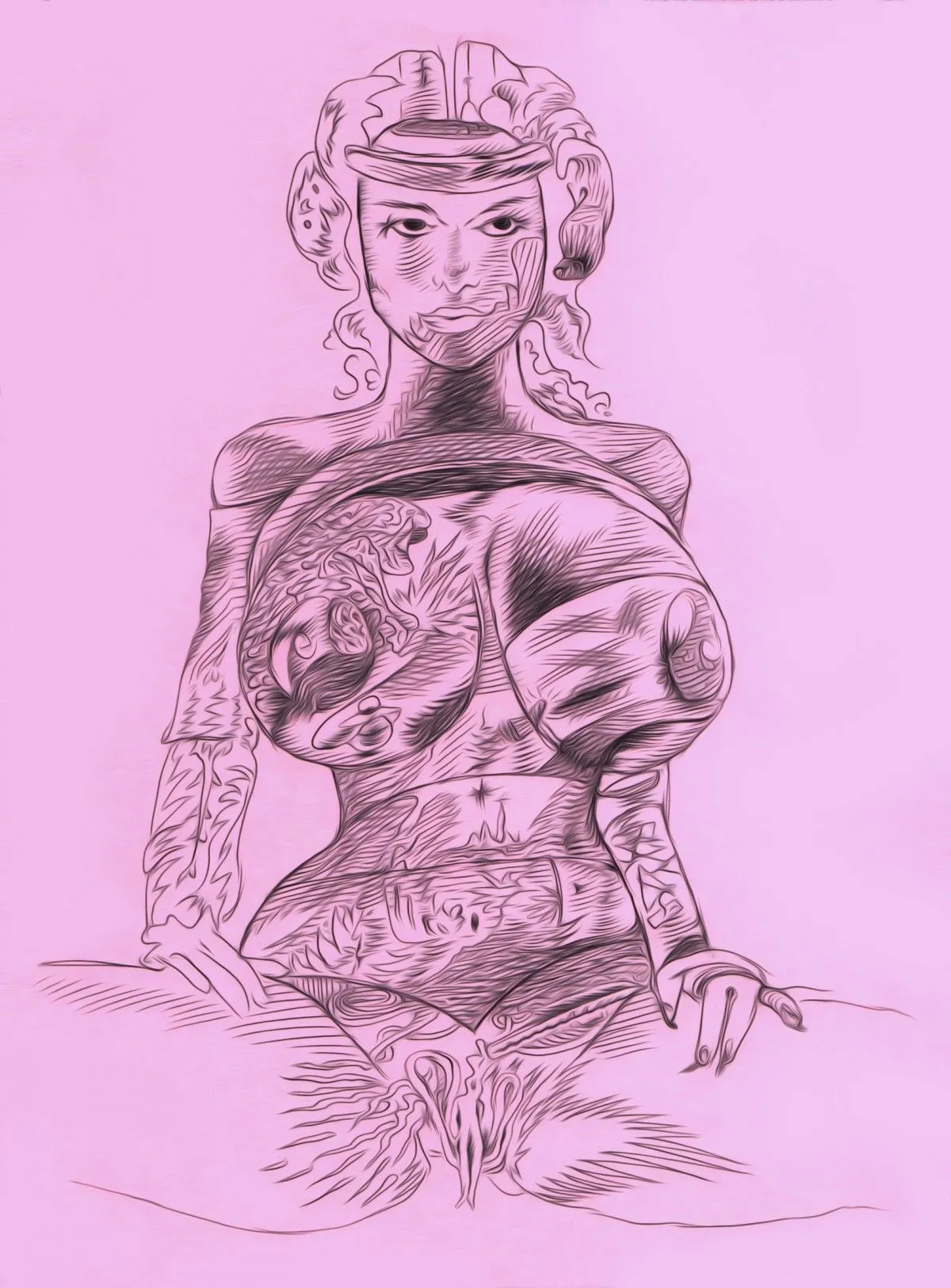 @°, œuvre de Laura H