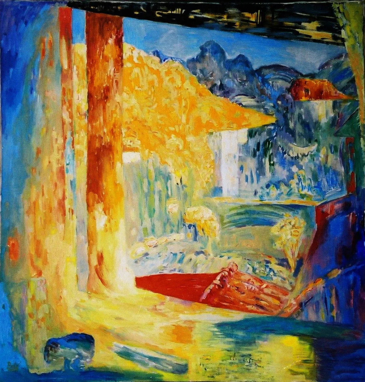 Landscape, artwork by Dragos Botezat