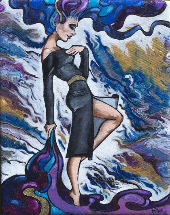 La petite robe noire, œuvre de Irène Lirette